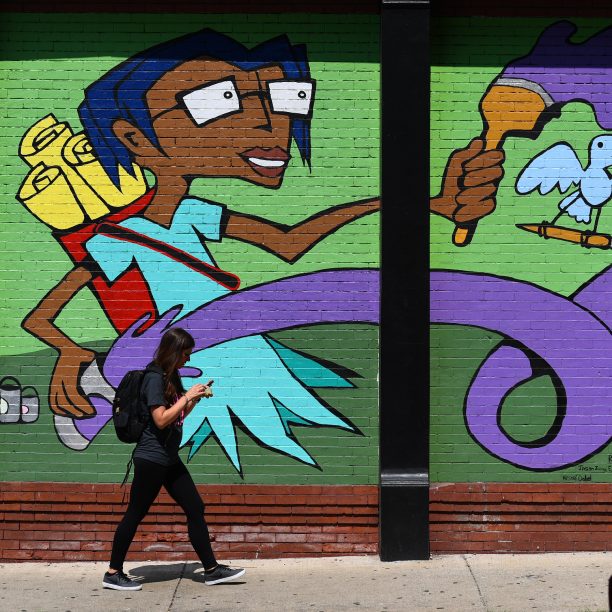 Mural in Downtown Lynn Cultural District